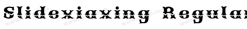 Slidexiaxing Regular字体转换